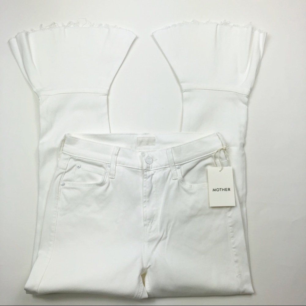 ❤️SOLD❤️ Mother The Cha Cha High Waist Skinny Crop Flare 28 - Picture 4 of 8
